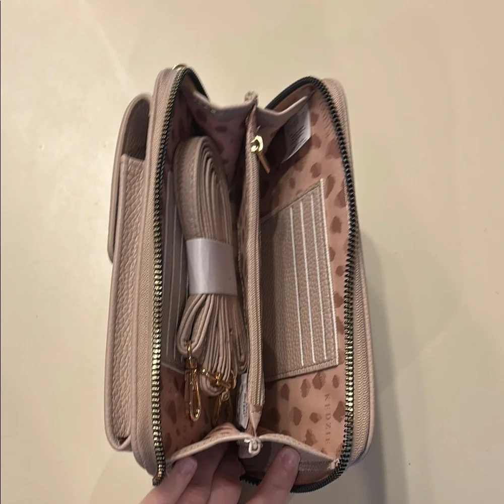 Relic Zip-Around Pebbled Phone Wallet Case - Blush Pink